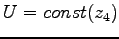 $\displaystyle U=const(z_4)$